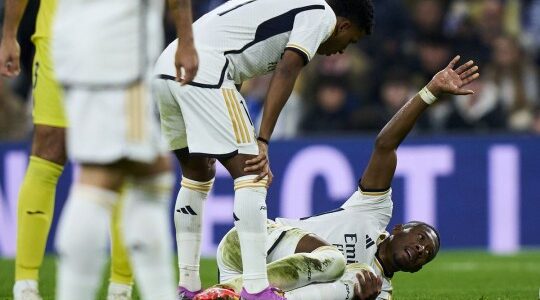 Serious injury to David Alaba in the Villarreal match